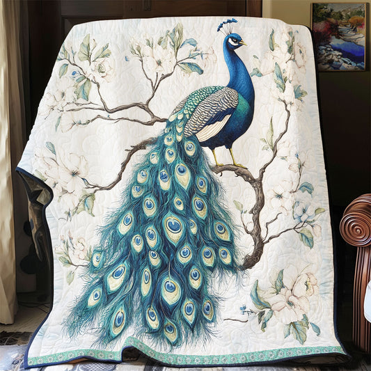 Rynx | Peacock Quilted Blanket