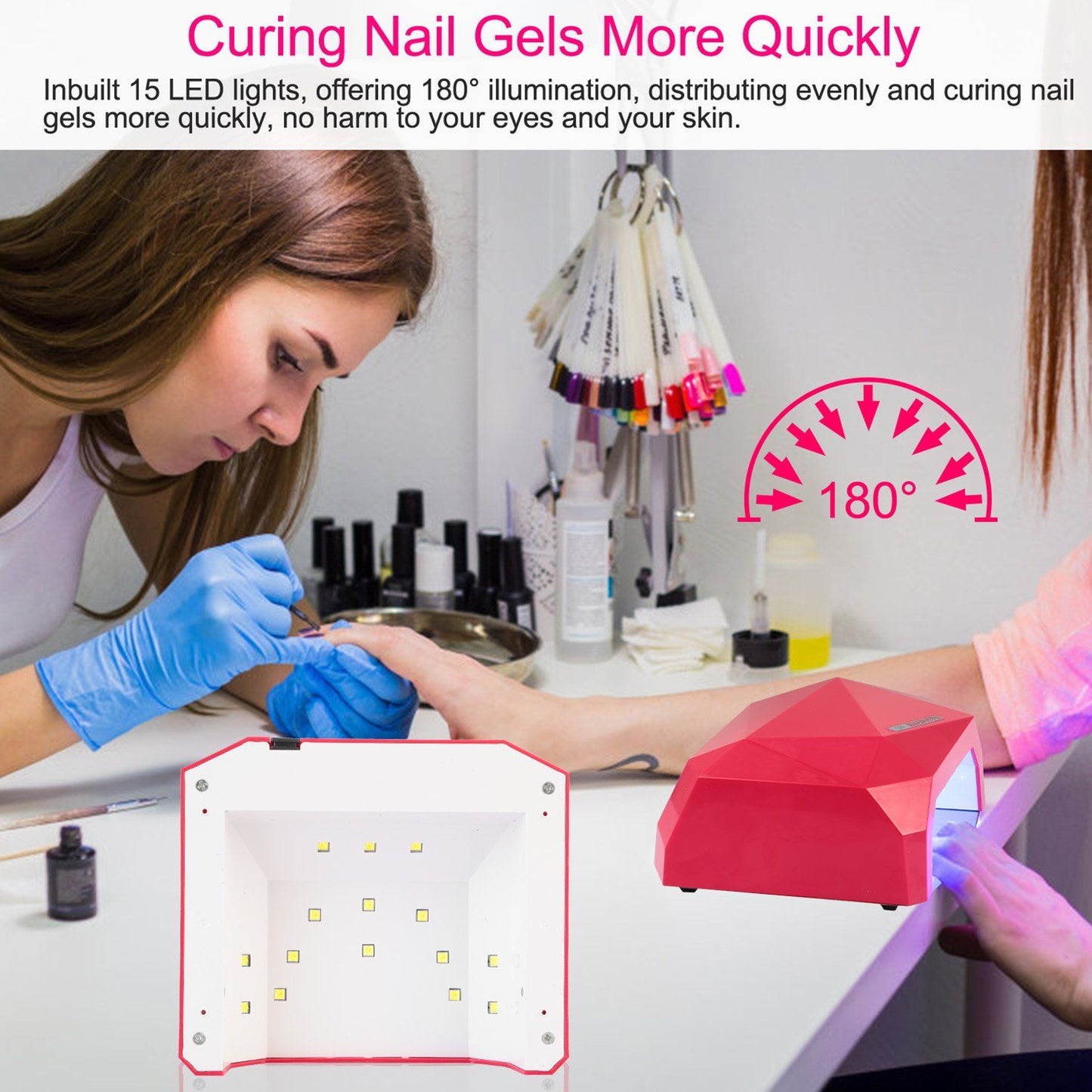 Rynx | 36W UV LED Lamp Nail Polish Dryer
