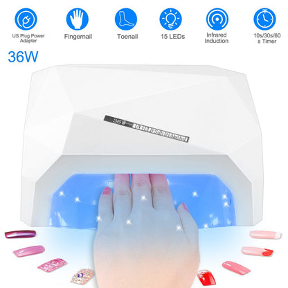 Rynx | 36W UV LED Lamp Nail Polish Dryer
