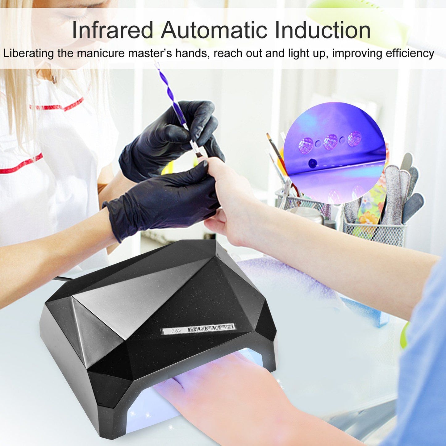 Rynx | 36W UV LED Lamp Nail Polish Dryer
