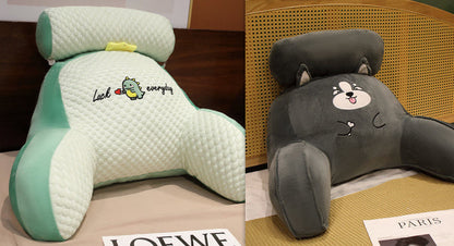 Rynx | Soft fluffy triangular reading pillow
