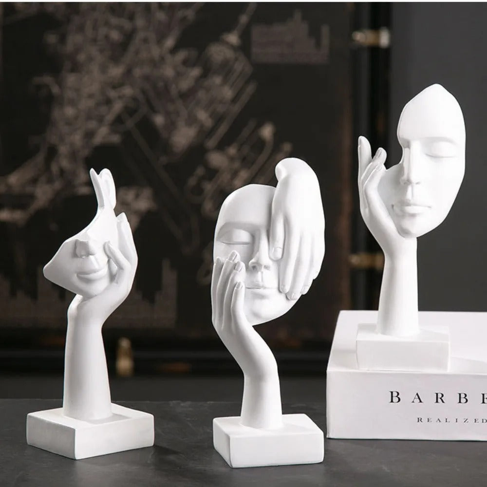 Rynx | NordicMuse Abstract Face Sculpture
