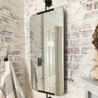 Rynx | Rotating Wall Mirror | Refined Farmhouse