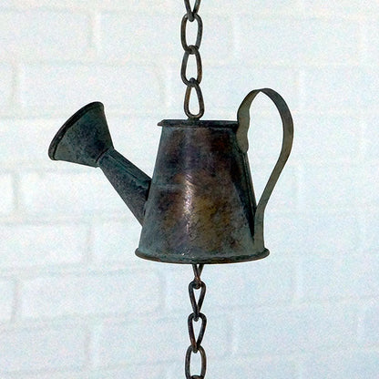 Rynx | Antique watering can rain chain, choose your color