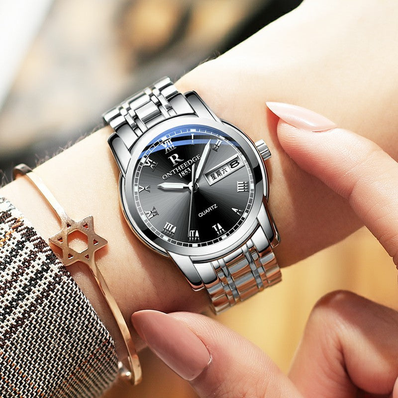 Rynx | Men's Three Hand Business Steel Watch Quartz Watch