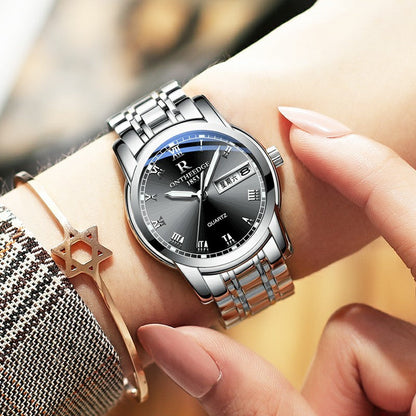 Rynx | Men's Three Hand Business Steel Watch Quartz Watch
