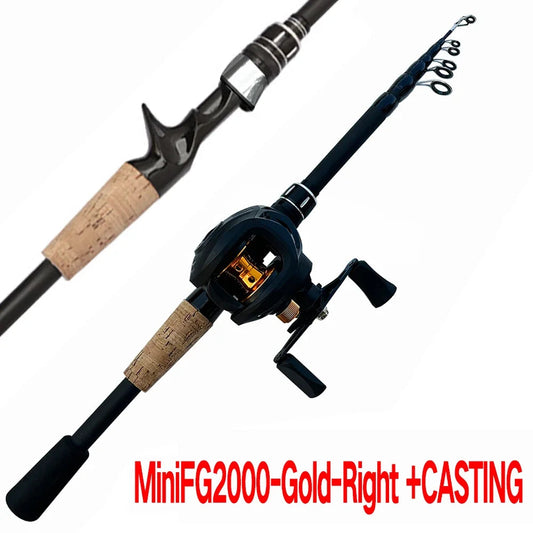 Rynx | Telescopic Fishing Rod and Reel Combination
