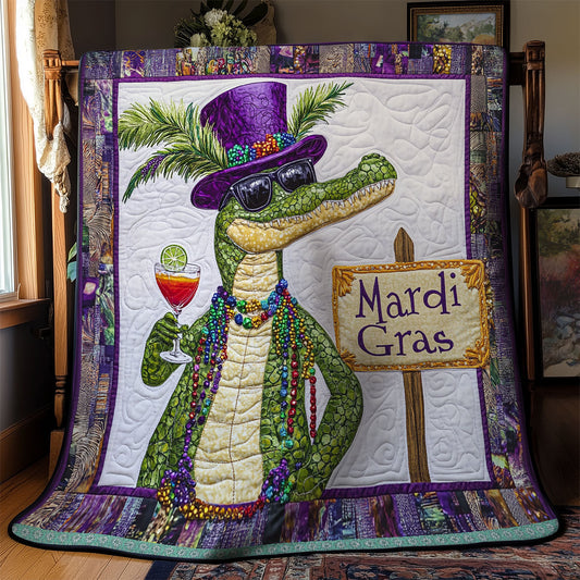 Rynx | Crocodile Mardi Gras Blanket