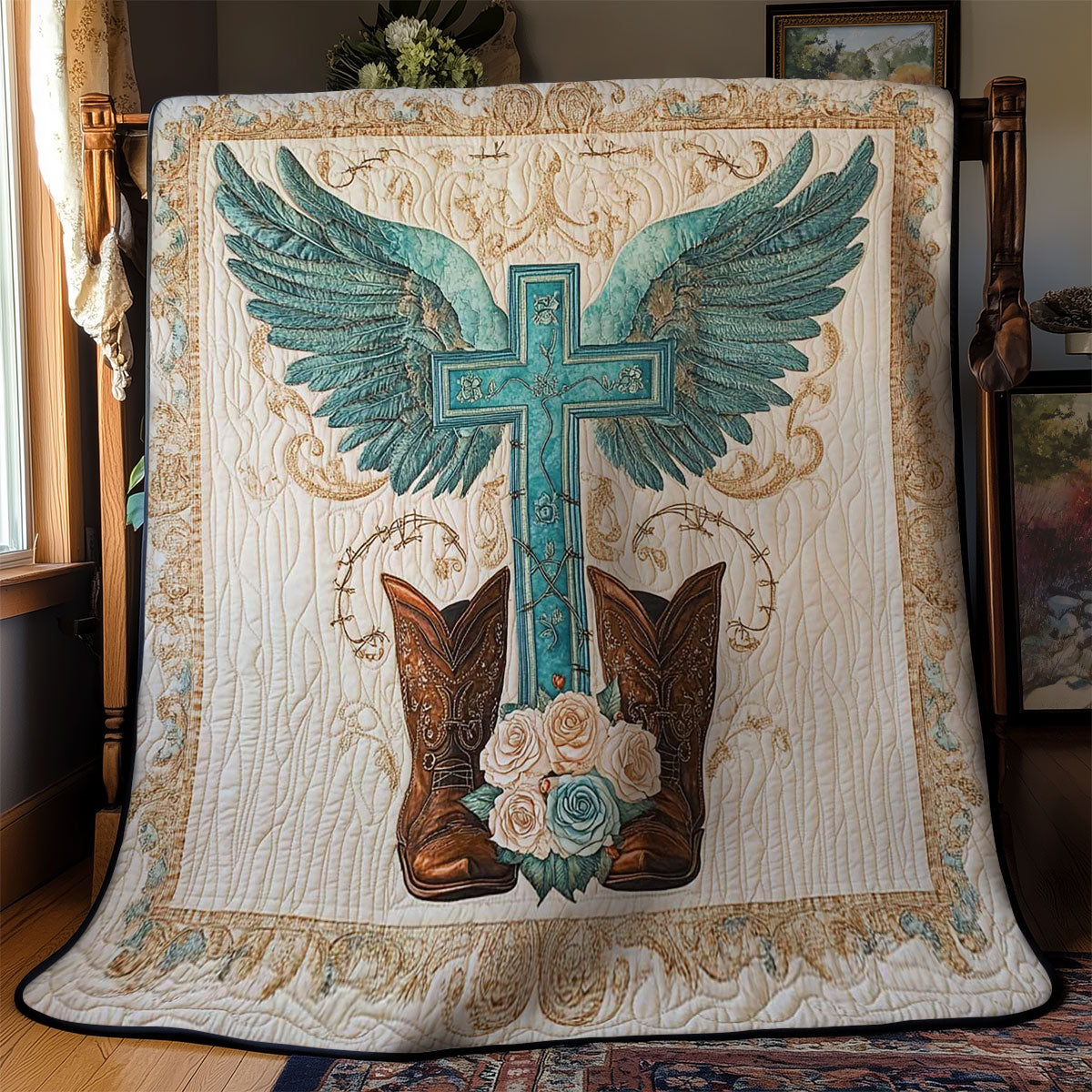 Rynx | Guardian Cross Quilted Blanket