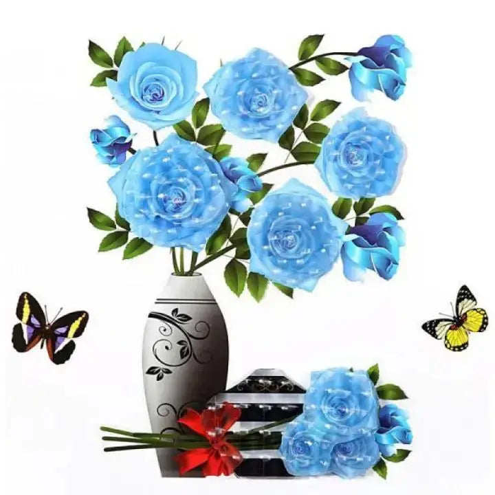 Rynx | 3D-Vase-Wall-Sticker – Removable Flower Decoration