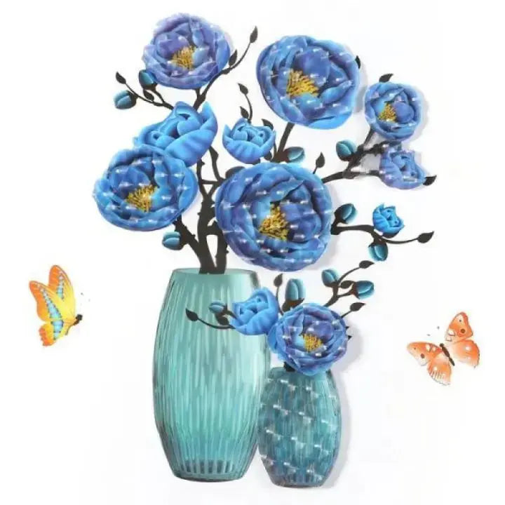 Rynx | 3D-Vase-Wall-Sticker – Removable Flower Decoration