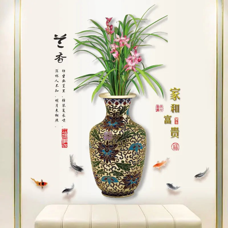 Rynx | 3D Wall Sticker Vase – Large Decor Made of Eco-Friendly PVC