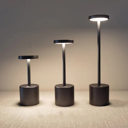 Rynx | LumaLite Rechargeable LED Table Lamp | Wireless | Dimmable | Modern Design for Restaurants and Home