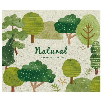 Rynx | Green natural trees PVC doormat