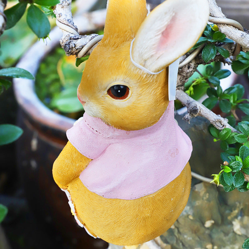 Rynx | Garden Cartoon Rabbit Hanging Ornament