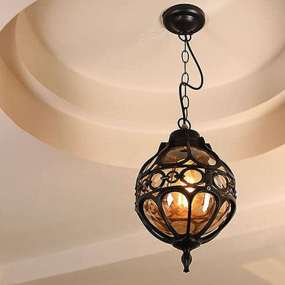 Rynx | GlobeRetro Outdoor Pendant Light | Waterproof | Industrial Design | Outdoor Lighting | Garden Light
