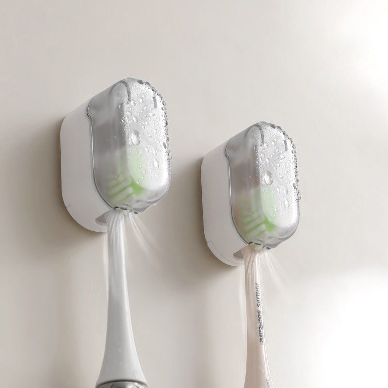 Rynx | Toothbrush Holder Wall Mount with Cover