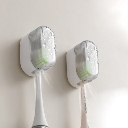 Rynx | Toothbrush Holder Wall Mount with Cover