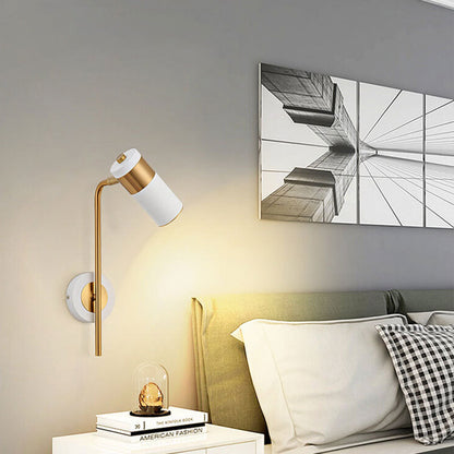 Rynx | Modern minimalist spotlight rotatable LED wall lamp made of iron