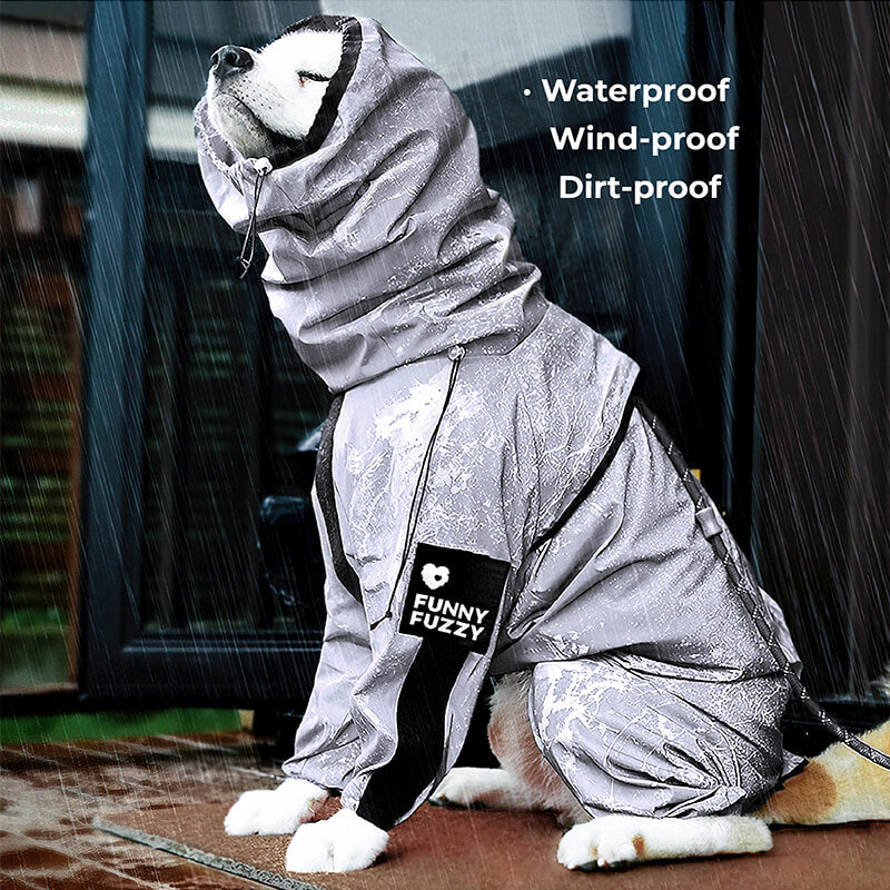 RYNX | Reflective All-Weather Waterproof Cool Dog Accessory Raincoat