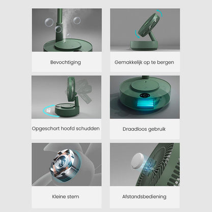 Rynx | Rechargeable Foldable Telescopic Table Fan