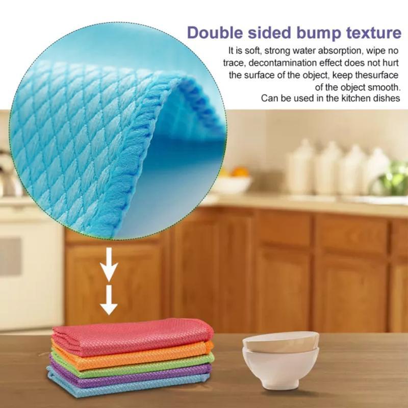 Rynx | Fish scale microfiber polishing cleaning cloth