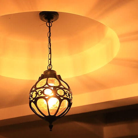 Rynx | GlobeRetro Outdoor Pendant Light | Waterproof | Industrial Design | Outdoor Lighting | Garden Light