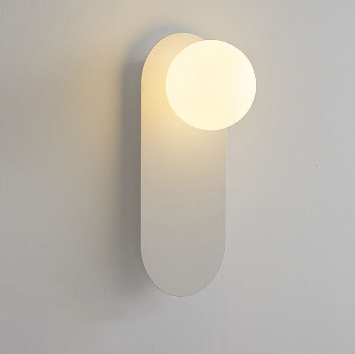 Rynx | AuraGlow Nordic Wall Lamp with Glass Ring | Minimalist Design | Single-Bulb LED Wall Light for Living Spaces