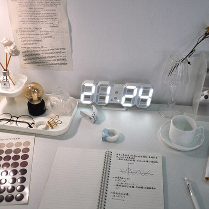 Rynx | LED-Digital Wall Clock - Temperature and Alarm