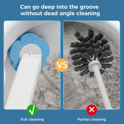 Rynx | Toilet Wall Kit, Disposable Toilet Cleaning System with 18 Refill Heads