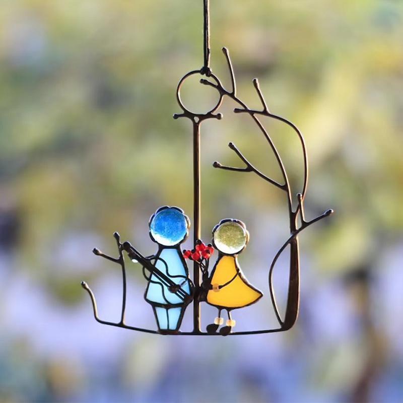 Rynx | Stained Glass Art Window Hangers