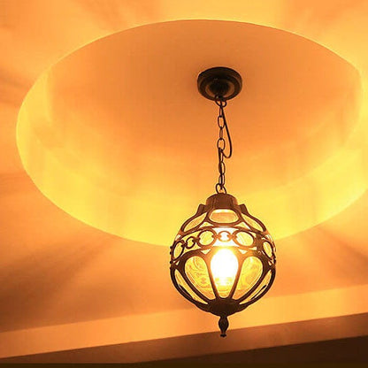 Rynx | GlobeRetro Outdoor Pendant Light | Waterproof | Industrial Design | Outdoor Lighting | Garden Light