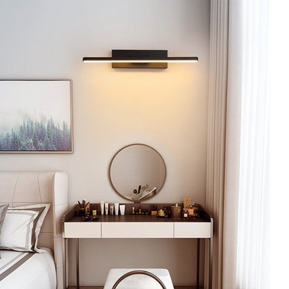 Rynx | Edge Modern Dimmable Wall Lamp Black/White Bedroom Metal Silicone