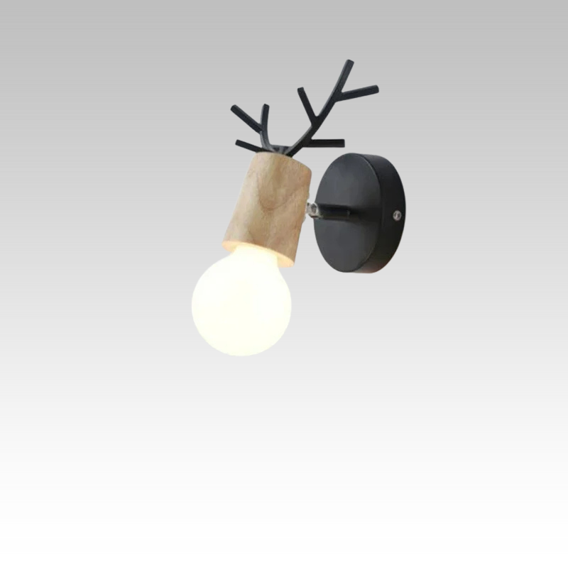 Rynx | AntlerGlow - Modern Adjustable Children's Room Wall Lamp