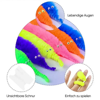 Rynx | Twisted fuzzy worm toy