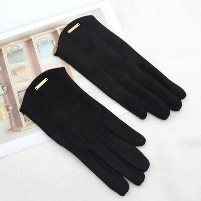 RYNX | Classic Suede Women'S Gloves - Suavetouch Black
