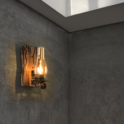 Rynx | Austin Vintage LED Wall Lamp Indoor Living Room/Bedroom Wood