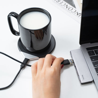 Rynx | InHeat 2-in-1 Mug Warmer & Wireless Charger