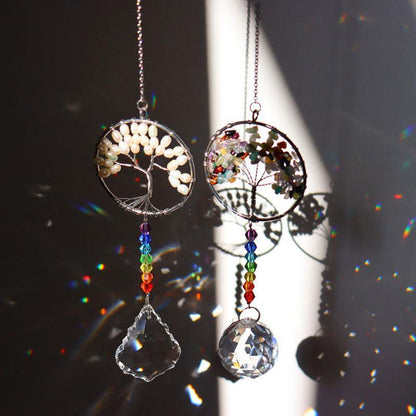 Rynx | Crystal Wind Chime Tree of Life Dreamcatcher