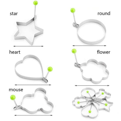 Rynx | Stainless Steel Fried Egg Molds