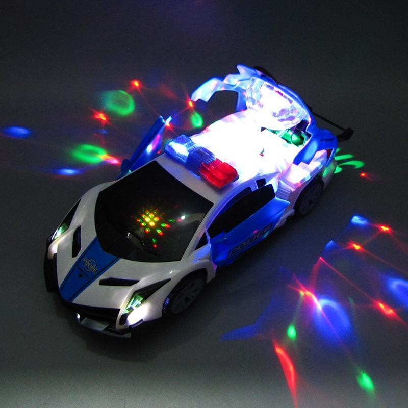 Rynx | 360 Degree Steering Wheel Musical LED that Illuminates Electronic Police Car
