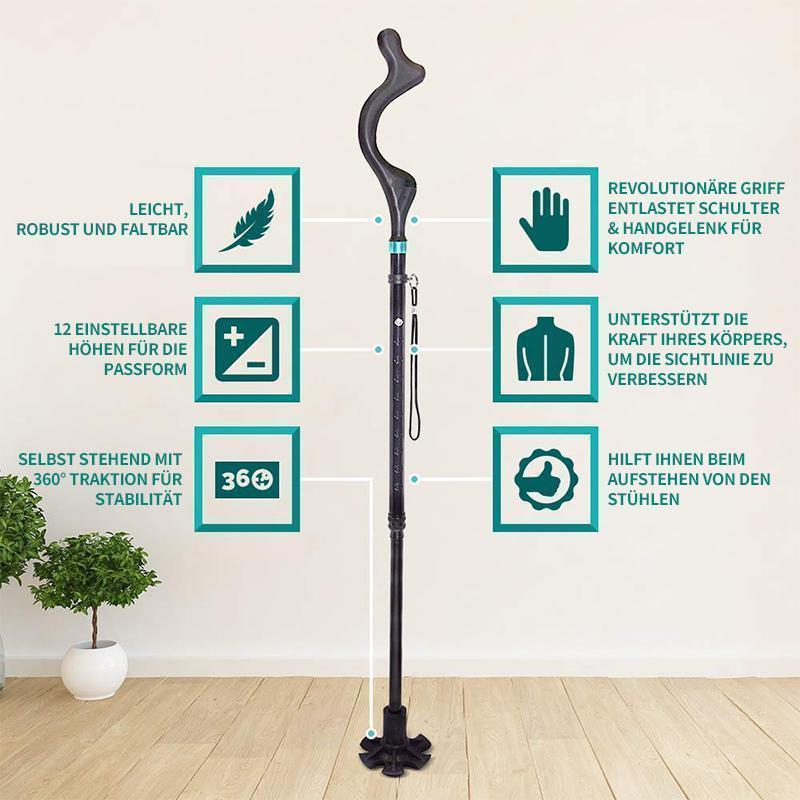 Rynx | Collapsible And Retractable Walking Stick