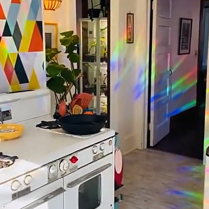 Rynx | PVC Colorful Adsorption Rainbow Glass Window Stickers, 6 pcs