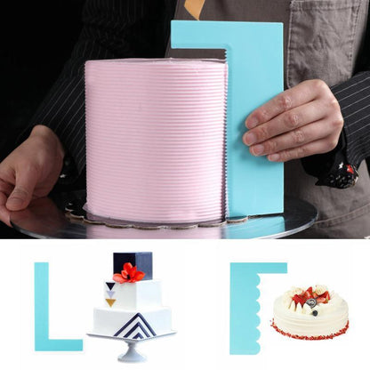 Rynx | 8-Style-Cake-Scraper necessary for cake lovers