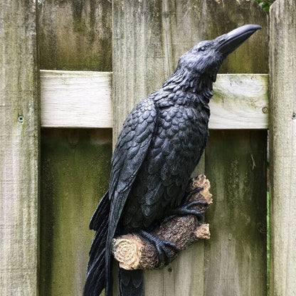 Rynx | Noctura Realistic Decorative Raven – Mood-Enhancing Decoration for Home & Garden