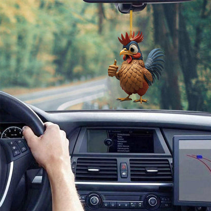 Rynx | Cartoon Rooster Decorative Ornaments