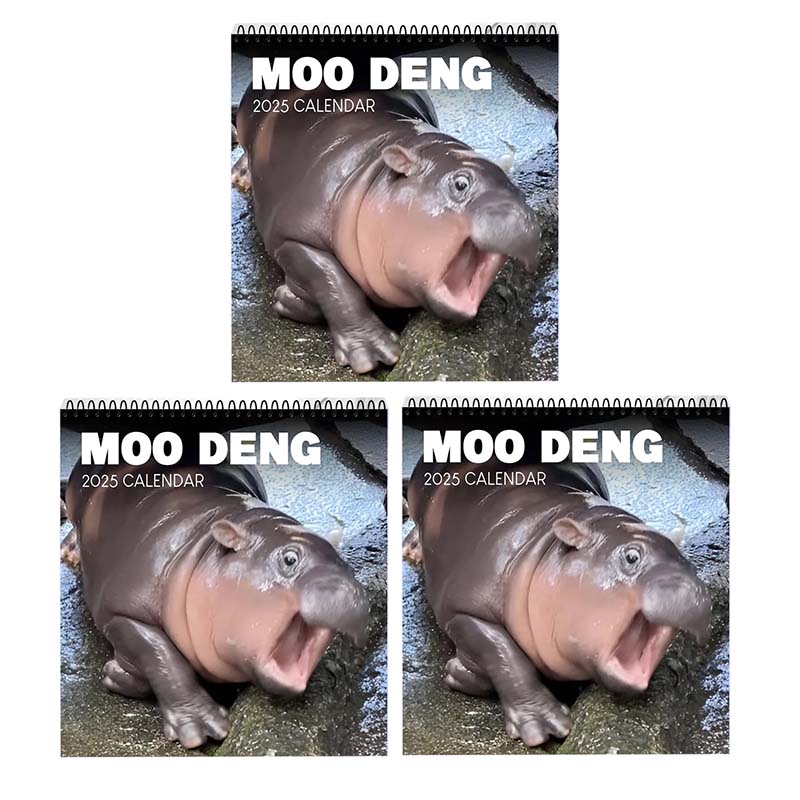 Rynx | Moo Deng Calendar | Calendar 2025