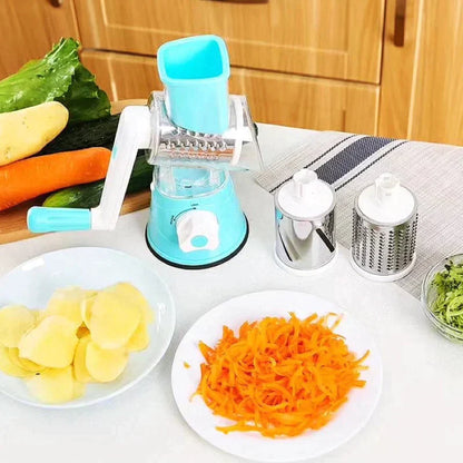 Rynx | 3 In 1 Rotating Cheese Grater Vegetable Cutter