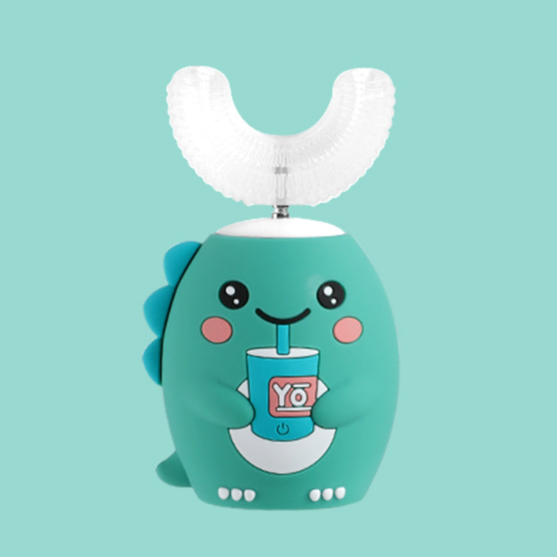 Rynx | 360 Degree Electric U-Shaped Toothbrush Green