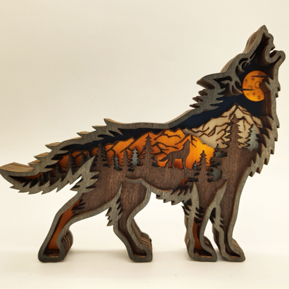 Rynx | 3d Creative Wood Animal Carving Craft Gift